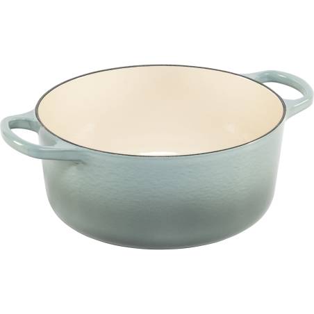Le Creuset Signature Bräter rund 24 cm sea salt