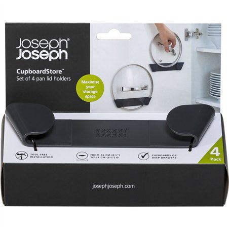 Joseph Joseph CupboardStore Set of 4 Grey Pan Lid Holders