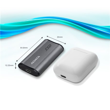 ADATA Externe SSD SE880      2TB ELITE grigio R/W 2000/2000
