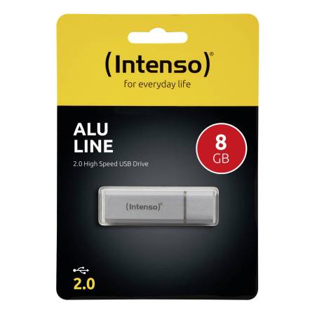 Intenso Alu Line argento 8GB USB Stick 2.0