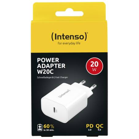 Intenso Power adatt. W20C bian. 1x USB-C 20W