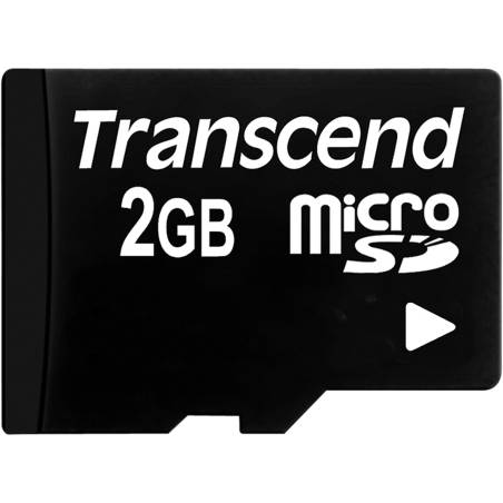Transcend microSD 2GB + Adattatore SD