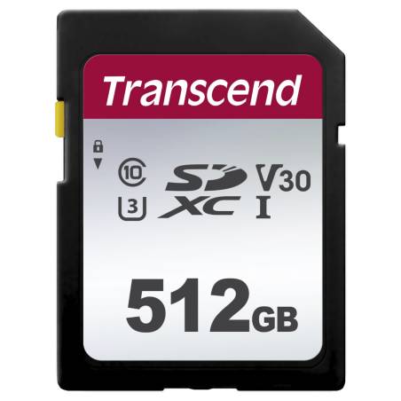 Transcend SDXC 300S        512GB Class 10 UHS-I U3 V30