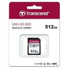 Transcend SDXC 300S        512GB Class 10 UHS-I U3 V30 2