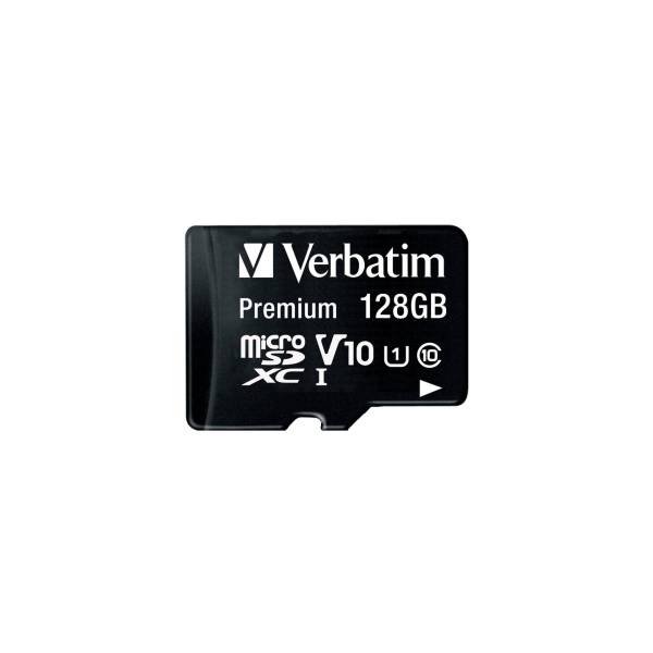 Verbatim microSDXC         128GB Class 10 UHS-I incl adatt. 44085