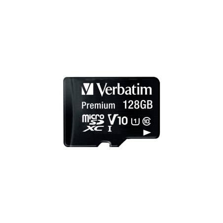 Verbatim microSDXC         128GB Class 10 UHS-I incl adatt. 44085