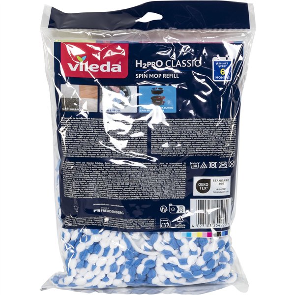 Vileda H2PrO Spin Mop Ersatz Nachfüllpack