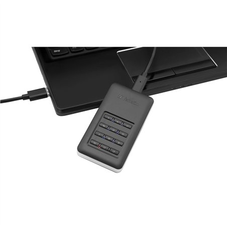 Verbatim Store n Go SSD    256GB Secure Portable USB 3.1    53402