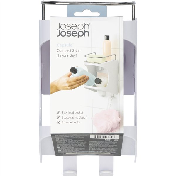Joseph Joseph Capsule mensola da doccia compatta 2 livelli,bi.