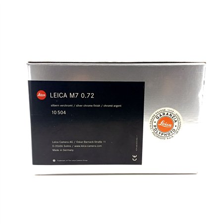 Leica M7 0,72 corpo silver  (ANNO 2002)