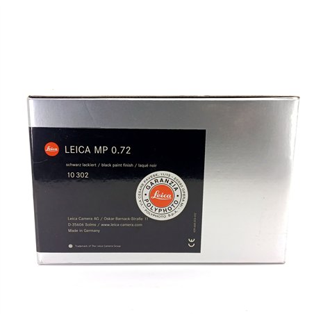 Leica M-P 0.72 corpo nero + Leicavit-M nero (14009) + Leica manovella (14438)