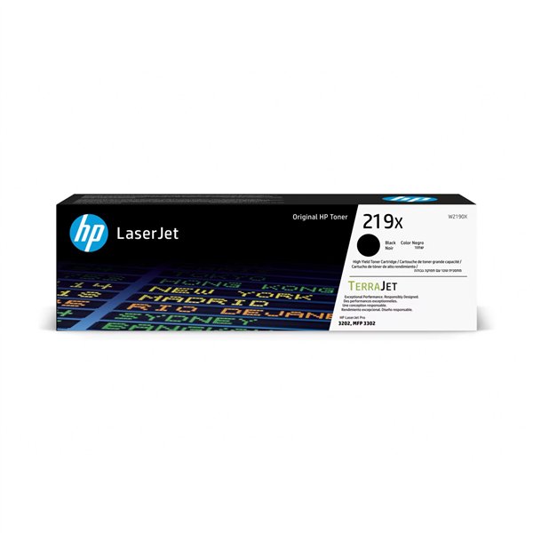 HP cartuccia W 2190 X nero No. 219 X