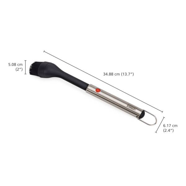Joseph Joseph GrillOut nero pennello barbecue silicone tetr.