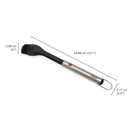 Joseph Joseph GrillOut nero pennello barbecue silicone tetr.