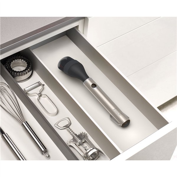 Joseph Joseph GrillOut nero pennello barbecue silicone tetr.