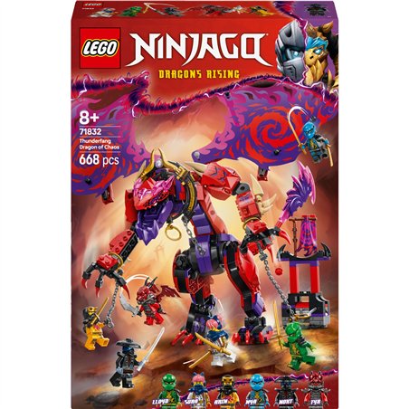 LEGO NINJAGO 71832 Thunderfang Dragon of Chaos