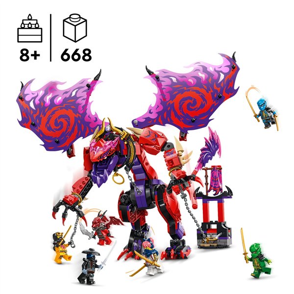LEGO NINJAGO 71832 Thunderfang Dragon of Chaos