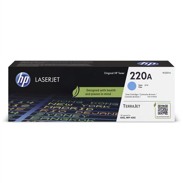 HP cartuccia W 2201 A ciano No. 220 A