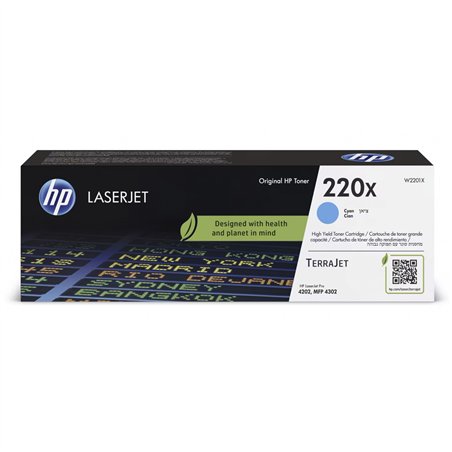 HP cartuccia W 2201 X ciano No. 220 X
