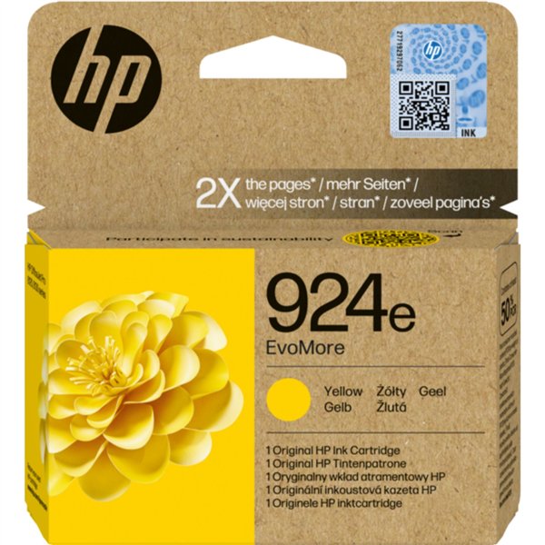 HP EvoMore 4K0U9NE cartuccia giallo No. 924e