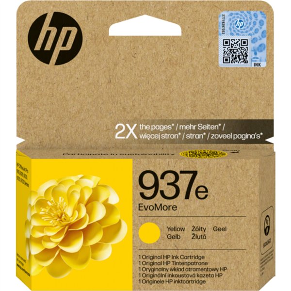 HP EvoMore 4S6W8NE cartuccia giallo No. 937e