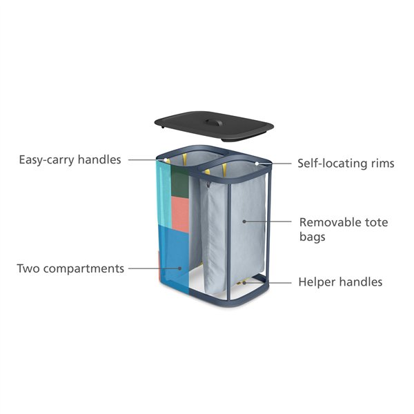 Joseph Joseph Tota 90L cesto biancheria DC