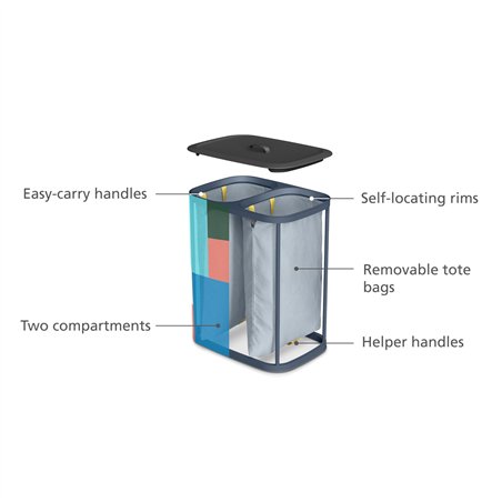 Joseph Joseph Tota 90L cesto biancheria DC