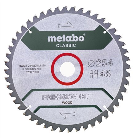 Metabo PrecisionCutClassic 254x 30, 48 WZ 5neg