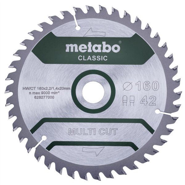 Metabo MultiCutClassic 160x20 42 FZ/TZ 10