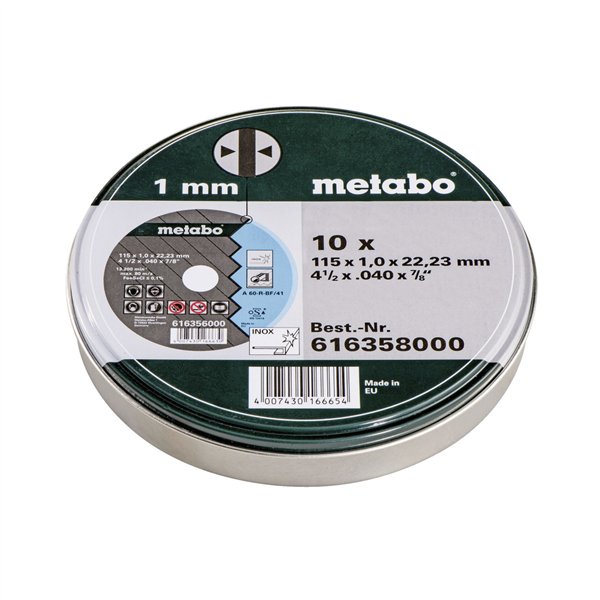 Metabo 10 mole per troncare -SP 115x1,0x 22,23