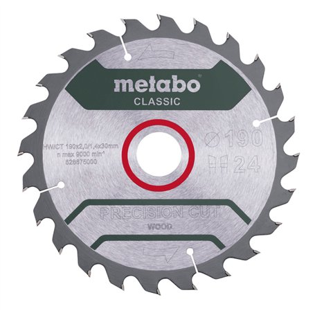 Metabo PrecisionCutClassic 190x 30 24 WZ 15