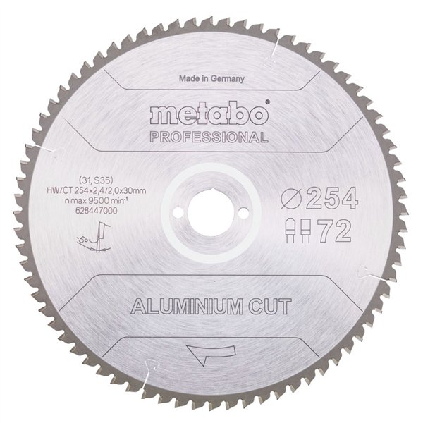 Metabo AluminiumCutProf 254x30 7 2FZ/TZ 5neg