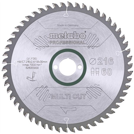 Metabo MultiCutProf 216x30,60 FZ /TZ5neg