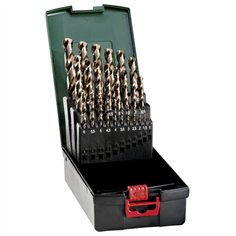 Metabo HSS-Co custodia in plast. SP, 25 pz.