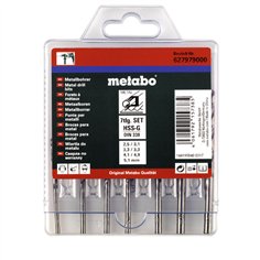 Metabo HSS-G custodia in plast. 7 pz.