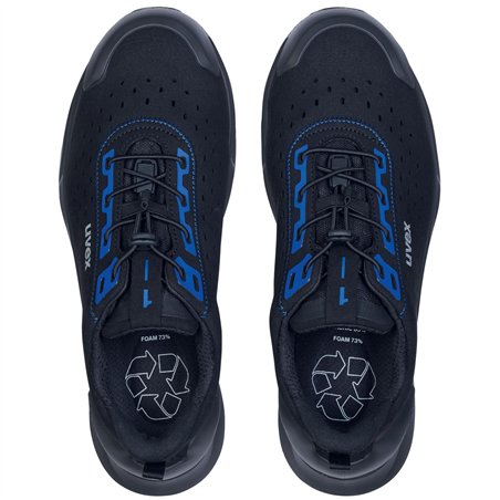 uvex scarpa bassa 68138 nero S1 PUR W11 42