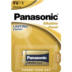 1 Panasonic Alkaline Power 9V-Block