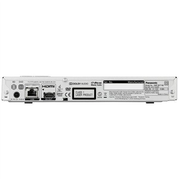 Panasonic DMP-BDT168EG argento