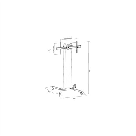 Reflecta TV Stand 55P nero