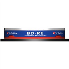 1x10 Verbatim BD-RE Blu-Ray 25GB 2x Speed, Cakebox 2