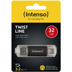 Intenso Twist Line          32GB USB Stick 3.2 USB-C & USB-A