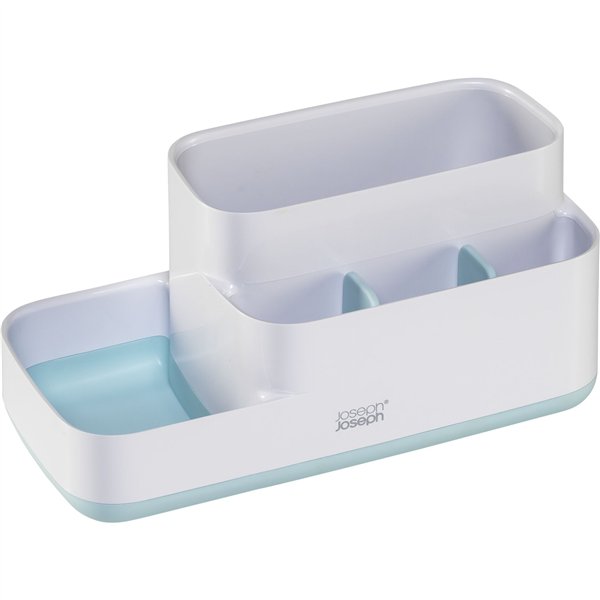 Joseph Joseph EasyStore caddy da bagno bianco/blu