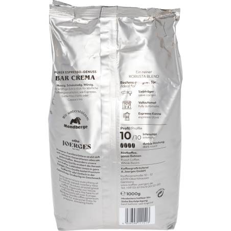 Joerges Espresso Gorilla Bar Crema  1 kg