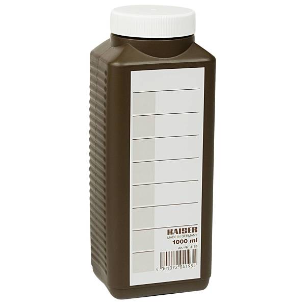 Kaiser bottiglia chimica 1000ml nero 4193