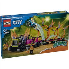 LEGO City 60357  Stunt Truck: sfida dell'anello di fuoco