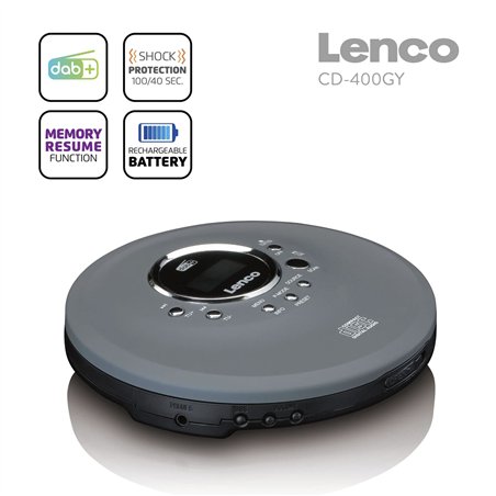 Lenco CD-400 grigio