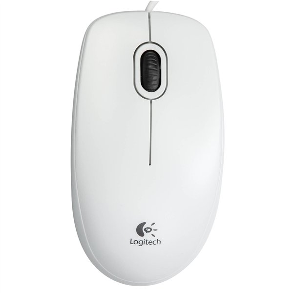 Logitech B100 Optical USB Mouse bianco OEM