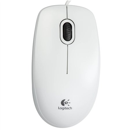 Logitech B100 Optical USB Mouse bianco OEM