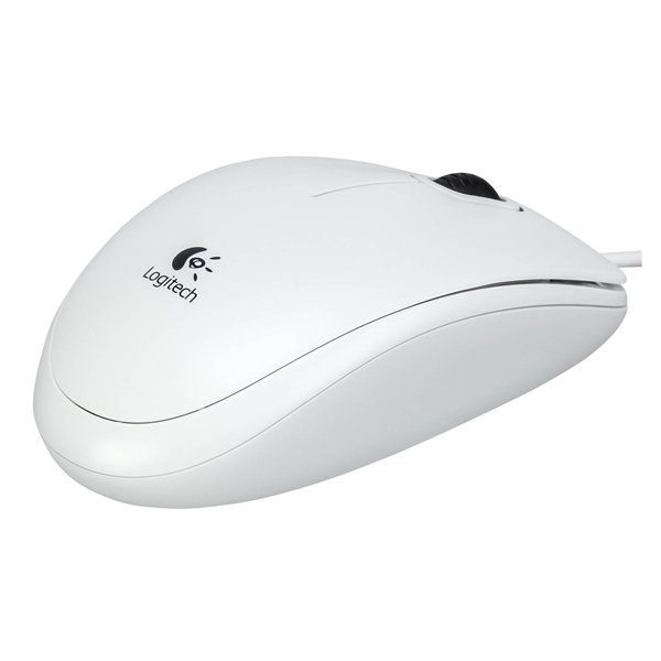Logitech B100 Optical USB Mouse bianco OEM