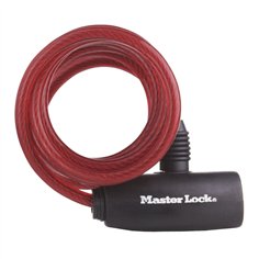 Master Lock cavo spir. 1,80m incl. 2 chiavi 8127EURDPRO 2